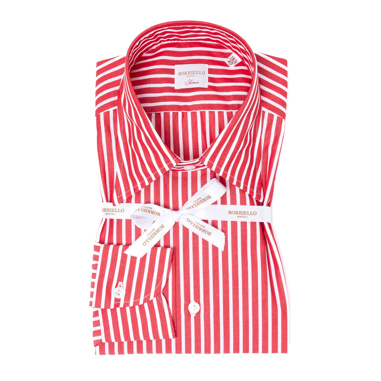 Striped Shirt "Quello Elegante" made from Pure Cotton - handmade